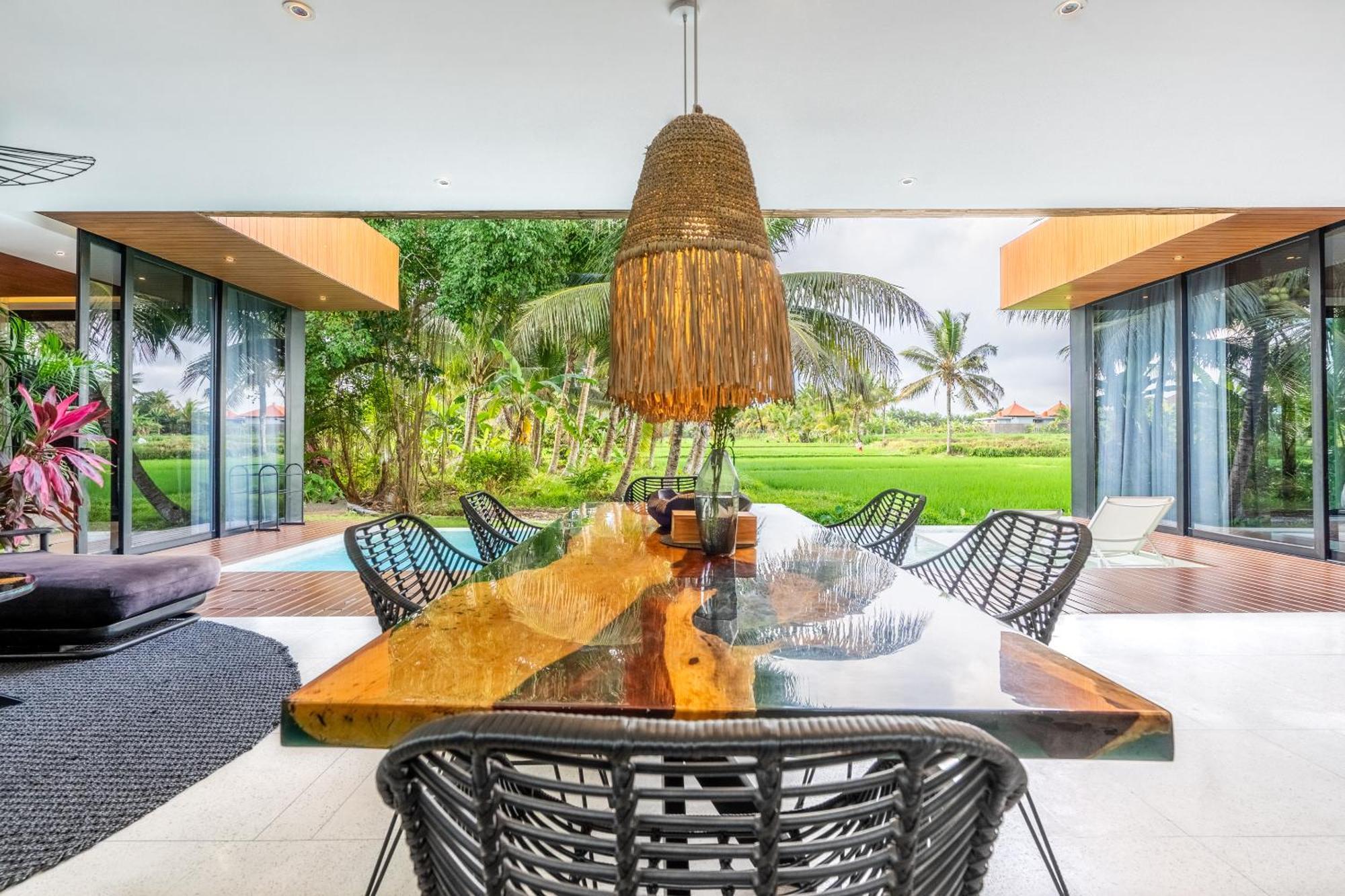 Green Flow Ubud Villas I Chambre photo