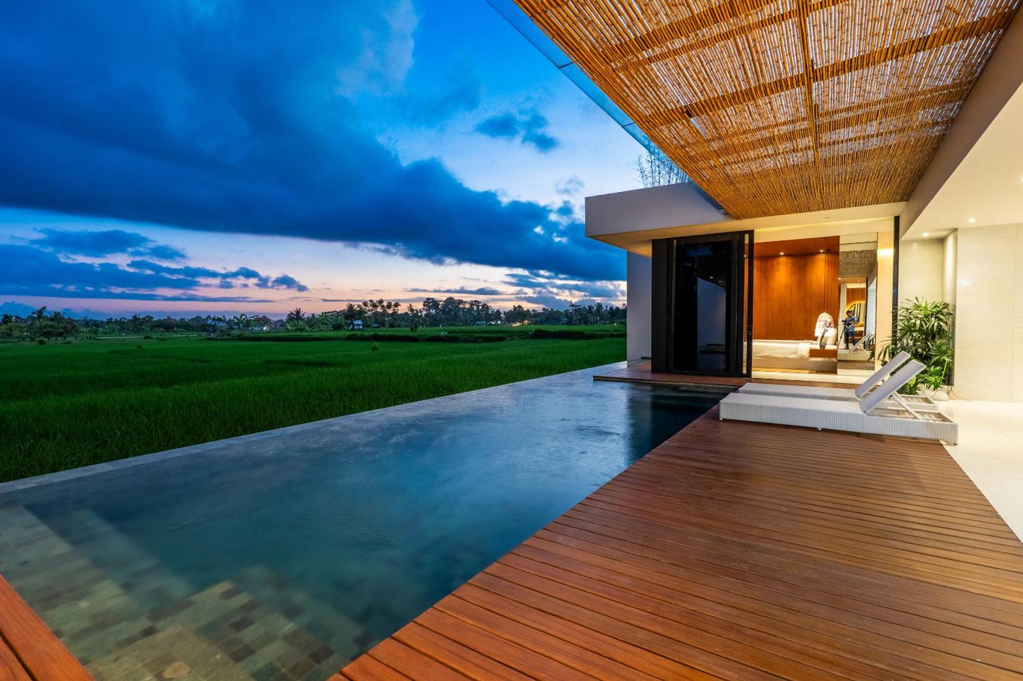 Green Flow Ubud Villas I Chambre photo