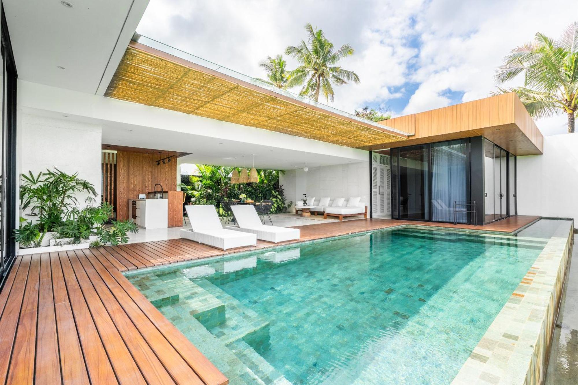 Green Flow Ubud Villas I Chambre photo
