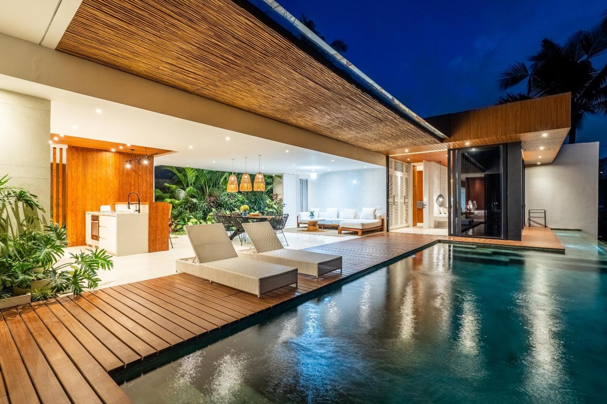 Green Flow Ubud Villas I Chambre photo